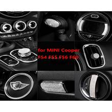 Adesivos prateados para mini cooper countryman clubman, adesivos para portas de saída de navegação, séries f54 f55 f56 f60 f 2024 - compre barato