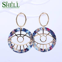 Shell bay 2020 Evil Eye Earrings Fashion Jewelry Drop Earrings for Women Dangle Earrings Statement Wholesale Spring Earring Boho 2024 - buy cheap
