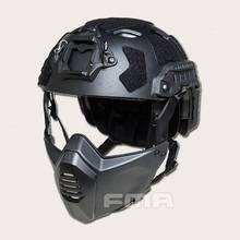 FMA FAST SF Tactical Helmet w/ NVG Shroud Headwear Airsoft Half Face Mask 1365A 2024 - buy cheap
