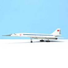 1/350 Scale Aeroflot Russia Tupolev TU-144 CCCP-77114 Plane Model Toy Diecast Alloy Aircraft Collectible Display Airplanes Toy 2024 - buy cheap