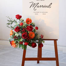 HVAYI-guirnalda de flores para boda, cartel de bienvenida, simulación Floral, decoración de guía creativa para Hotel, accesorios de fotografía, puerta de casa 2024 - compra barato