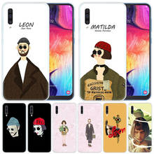 Funda de silicona de lujo para móvil, carcasa de película de León y Mathilda para Samsung Galaxy A50, A70, A80, A40, A30, A20, A10, A20E, A2 CORE, A9, A8, A7, A6 Plus, 2018 2024 - compra barato