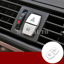 Cubierta embellecedora de botones para consola Interior, 2 uds., accesorios para coche, decoración Interior, embellecedor de coche, para BMW Serie 5 GT F07 2024 - compra barato