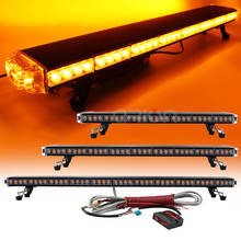 47" 55" 63" LED Strobe Flash Warning Light Bar Car Trucks Beacons Safety Emergency Lightbar Red Blue Amber White 2024 - buy cheap