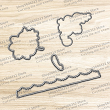 New 2021 Metal Cutting Dies and Clear Stamps Scrapbooking for Paper Making Lace Words Pattern Embossing Frames Card Craft Set 2024 - buy cheap