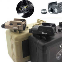 Mini lanterna tática de led com pistolas sf xc1, luz tática de alta horizontal para pistola, luminária para airsoft glock 17, 18c, 19, 25, 26 2024 - compre barato