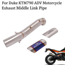 Slip On For DUKE KTM790 ADV 790 Adventure R 2020 2021 Motorcycle Exhaust Escape Modify Stainless Steel Link Pipe Connection 51mm 2024 - buy cheap