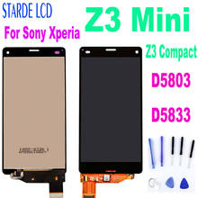 Оригинальный ЖК-дисплей 4,6 дюйма для Sony Xperia Z3 Mini Compact D5803 D5833, ЖК-дисплей с сенсорным экраном и дигитайзером в сборе 2024 - купить недорого