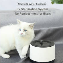 Bebedouro germicida para pets, dispensador de água para gatos, com led/uv, para animais de estimação, automático, alimentador de água para cães 2024 - compre barato