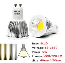 Hot Sale Ultra Bright MR16/GU10/E27/E14 CREE LED COB Spot Light Bulbs 6W/9W/12W 2024 - buy cheap