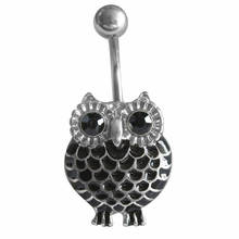 1PC Stainless Steel Piercing Navel Vintage Owl Belly Button Piercings  Belly Bars Sexy Piercings Dangle Earring Piercing Jewelry 2024 - buy cheap