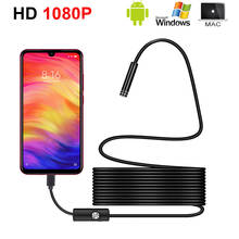 1080P HD Mini Android Endoscope Camera IP67 1920*1080 1M 2M 3.5M 5M Micro USB Inspection Video Camera Snake Borescope Tube 2024 - buy cheap