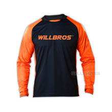 Willbros-Camiseta de manga larga para motociclista, Camiseta lisa de manga larga para Motocross, para verano 2024 - compra barato