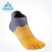 AONIJIE-Calcetines de cinco dedos para correr, medias de corte bajo para correr, Maratón, Trail, E4810, 2 pares 2024 - compra barato