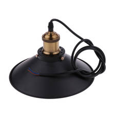 Lámpara colgante Vintage Industrial de 25CM, luz de techo para Loft, candelabro 2024 - compra barato