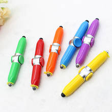 Flash Fingertip Gyro Pen,Touchscreen Pen LED Light Ballpoint Pen,Funny Rotating Spinning Gaming Pen,Kids Writing Toy Pens 2024 - buy cheap