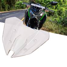 Para-brisa de motocicleta durável, peças de pvc para kawasaki z250 z300 13-17 2024 - compre barato