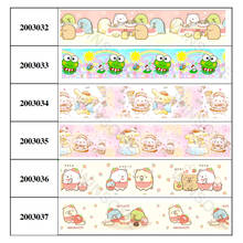 10yards different sizes Sumikko Gurashi caroon printed grosgrain ribbon diy 2024 - buy cheap