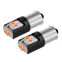 Lâmpada led t11 ba9s 233 t4w para interior do carro, 2 peças, superbrilhante, 3030, luz de leitura, seta, estacionamento, luz lateral 2024 - compre barato