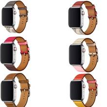 series 6/5/4/3/2/1 Genuine Leather Bracelet Strap For Apple Watch Single Tour band 38 42 40mm 44mm For iwatch SE wristband 2024 - buy cheap