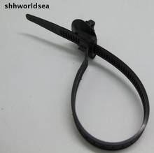 Shhworld 100 шт Бесплатная доставка нейлоновый черный кабель Длина ремешка: 185,3 мм для Toyota Hiace 2024 - купить недорого