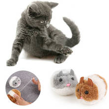 Милые игрушки для кошек, плюшевая Меховая игрушка, мышь с вибрационным движением, кошка, забавная крыса, безопасность, плюшевая маленькая мышь, Интерактивная игрушка, подарок 2024 - купить недорого