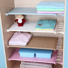 Closet Organizer Adjustable Storage Shelf Wall Mounted Kitchen Rack Space Saving Wardrobe Decorative Shelves Cabinet Holders 2024 - buy cheap