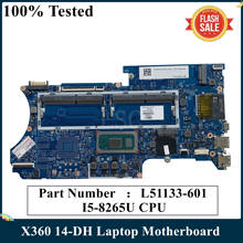 LSC-placa base para portátil Hp Pavilion X360 14-DH, SRFFX, I5-8265U, CPU, L51133-601, 18742-1, 44. 0gg02. 0011, DDR4 2024 - compra barato