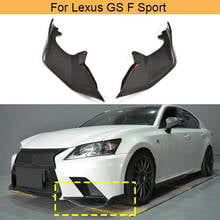 Carbon Fiber Front Bumper Flaps Apron Lip Splitters for Lexus GS F Sport Bumper GS350 2012 - 2015 Front Bumper Splitters Flaps 2024 - buy cheap