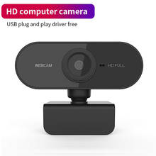 HD 1080P Webcam Built-in Dual Mics Smart Web Camera USB Pro Stream Camera for Desktop Laptops PC Game Cam For OS Windows10/8 2024 - buy cheap