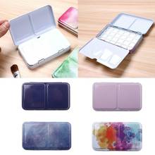 Watercolor Tin Box Iron Palette Divider Starry Oil Acrylic Empty Painting Paints Supplies Paint For Art Tray Half Pans Stor A4O4 2024 - buy cheap