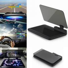 HD Reflection Car HUD Holder Navigation Mobile Cell Phone Mount Stand for 6 inch Smartphone & Head Up Display Holder 2024 - buy cheap