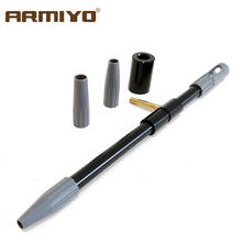 Armiyo-Guía de calibre Universal para Rifle m4, cepillo limpiador de cañón, herramienta auxiliar, accesorios de caza, 17cal a 30CAL, 8 unids/set 2024 - compra barato
