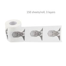 Joe biden padrão impresso rolo de papel higiênico novidade presente banheiro papel 3 camada b36b 2024 - compre barato