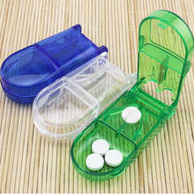 New Case Folding Vitamin Medicine Drug 3 colors Pill Box Case Organizer Tablet Container Cutting Drugs Dropshipping 2024 - buy cheap