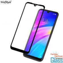 2 uds para Protector de pantalla de Xiaomi Redmi 7 de vidrio cubierta de pegamento completo vidrio templado para Xiaomi Redmi 7 película de teléfono de vidrio 6,26'' 2024 - compra barato