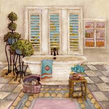 JMINE Div 5D vintage Bathroom Window Full Diamond Painting cross stitch kits art High Quality Scenic 3D paint by diamonds 2024 - buy cheap