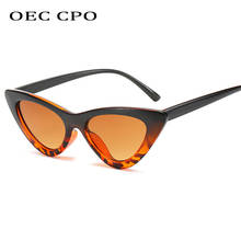 OEC CPO 2019 New Fashion Cat eye Sunglasses Women Brand Designer Luxury Triangle Sun glasses Female Vintage Eyeglasses O171 2024 - buy cheap