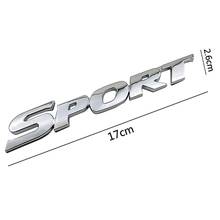 Motor Car Sticker 3D Plastic Chrome Logo SPORT Emblem Badge Door Decal Auto Pad For Toyota BMW HONDA 2024 - buy cheap