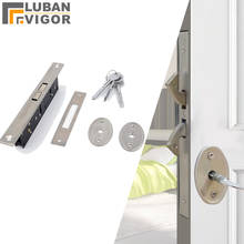 Stainless steel,Slid door/Pull gate DoubleHook lock, Stealth lock,For Framed glass door,Cross key, strong, durable,Door hardware 2024 - buy cheap