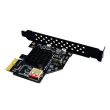 Adicionar no cartão pci express 3.0 usb 3.1 pci-e cartão pcie usb adaptador raiser tipo-e usb3.1 gen2 10gbps + cartão de expansão usb2.0 2024 - compre barato