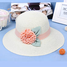 X015 женская летняя шляпа от солнца, модная пляжная шляпа, женская летняя пляжная шляпа, Современная летняя шляпа с цветочным принтом, Солнцезащитная шляпа от солнца 2024 - купить недорого