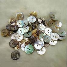100 unids/lote 10mm botones de costura de concha redonda 2 botones de agujeros botones de conchas naturales Color Japón mopa de la madre de la perla 2024 - compra barato