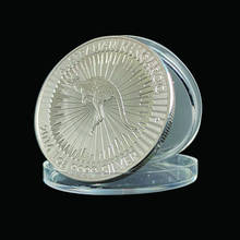 2016 Australian Kangaroo Pattern Commemorative Elizabeth II Silver Coins 1OZ For Creative Gift 2024 - buy cheap