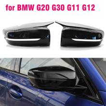 LHD Carbon Fiber Side Rearview Mirror Cover For BMW 3 5 G11 G20 330i 330d 340i G30 530d 530i 520d 525i G32 2019 2020 2024 - buy cheap