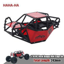 Green/Red Off-Road Car Toy Nylon Rock Buggy Roll Cage Body Shell Chassis for 1/10 RC Crawler Car Axial SCX10 & SCX10 II 9004 2024 - buy cheap