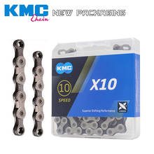 Cadena KMC X10 X10.93 para bicicleta de montaña, botón mágico con caja Original, 116L, 10 velocidades, novedad de 2019 2024 - compra barato