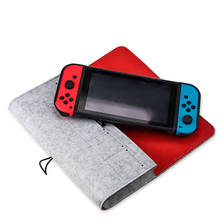Bolsa de almacenamiento de fieltro portátil para consola Switch Lite, accesorio de juego, soporte de tarjeta de memoria Estuche de transporte para consola Nintendo Switch NS, 100 Uds. 2024 - compra barato