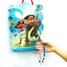 10 Kids Moana Disposable Tableware Happy Birthday Party Supplies Festival Decoration Event Favor Gender Reveal Girls Blue 2024 - buy cheap