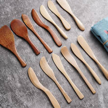 1Pcs Wooden Butter Knife Cream Knife Western Bread Jam Knife Cream Cutter Utensils Cutlery Dessert Tool 2024 - buy cheap